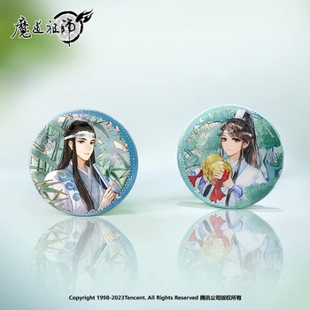 Anime Mo Dao Zu Shi MDZS Wei Wuxian Lan Wangji Módne Kovové Odznak Brošňa Kolíky Hračky Kolekcia Oblečenia Dekor Cosplay