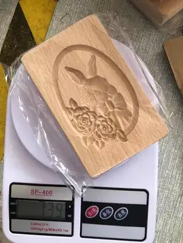 Drevené Perník Cookie Formy Stlačte tlačidlo 3D Tortu Razba Pečenie Formy Ruže Kvet Fréza Pekáreň Gadgets