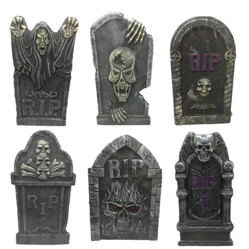 Halloween Graveyard Náhrobný Dekorácie Realistické a Opakovane Strašidelné Strašidelný Dom Dvore, Vonkajšie Dekorácie a Doplnky