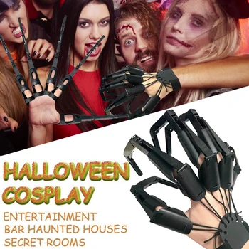 Halloween Kĺbové Prsty Ohybný Kĺb Prsta Horor Realisticky Cosplay Prst Rukavice Veľkonočné Party, Karneval, Kostým, Rekvizity