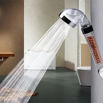 Horúca Sprcha Vaňa Filter Vysoký Tlak na Šetrenie Vody Zrážok Sprcha Hlavu S Negatívne ióny Aktivovaný Gule vodoliečba SPA