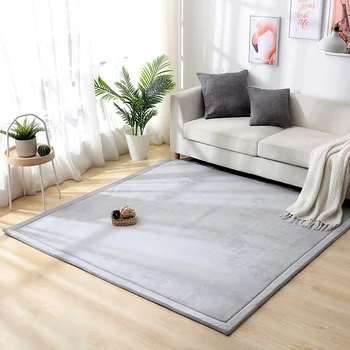 Hrubé coral fleece koberec tatami mat obývacia izba, spálňa koberec deti plazenie mat baby nočné koberec Izba Bay Okno Mat