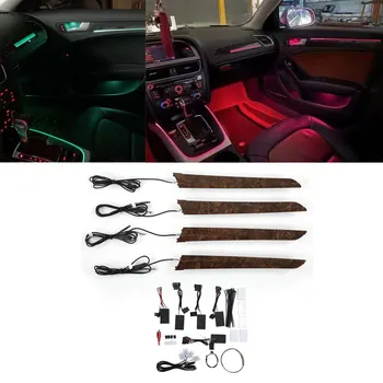 Interiéru vozidla Upgrady 21 Farebné LED Osvetlenie Okolitého prostredia Súpravy pre MMI Radič Výmena za Audi A4 A5 B8 B8.5 2009-2016