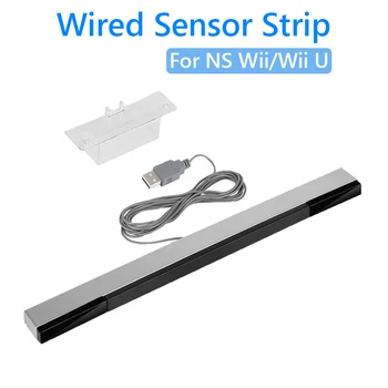 Nové Praktické Káblový Snímač Prijímajúci Bar Pre Nintendo Wii / Wii U USB Nahradenie Infračervené TV Ray Senzor Diaľkového Bar Prijímačom