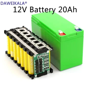 Nový vonkajší nabíjateľné lítiové batérie, solárne batérie, elektrické osvetlenie, 18650 lítiová batéria, 12V, 18650+prepravné zadarmo