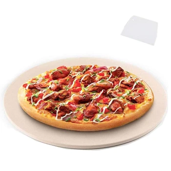 Pizza Kameň Kolo Pizza Kameň Pre Grilovanie a Rúra, Takže Pizza Steak Hrubé Palcový Cordierite Pizza Pan Varenie a Pečenie