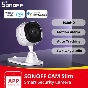 SONOFF CAM Slim Smart Home Security Kamera Mini WiFi 1080P Surveillance Camera obojsmerné Audio Auto Sledovanie Pohybu Nahrávanie Videa