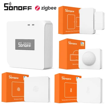 SONOFF Zigbee Most /Wireless Switch / Teplota A Vlhkosť, Senzor/Snímač Pohybu /Wireless Dvere, Okno, Senzor Zigbee 3.0
