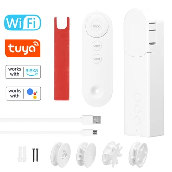 Tuya WiFi/BT/ZIGBEE Smart Záves Motora Inteligentné Podpory APP Diaľkové Ovládanie Kompatibilné Nastavenia Časovača s Alexa Domovská stránka Google