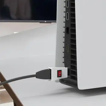 USB Kábel vypínač ON/OFF Trvalé Rozšírenie Prepínač Ventilátora Napájania Line 5,6 cm Adaptér Na PS-4/PS-3Console