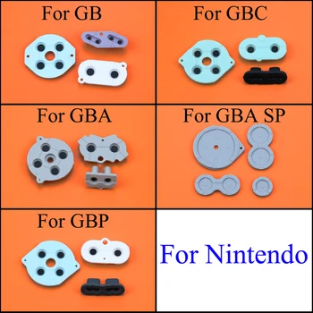 YuXi Gumy Vodivé Tlačidlá A-B, D-pad Silikónové Štart Vyberte položku Klávesnica pre Game Boy Classic pre G-BC pre G-BA sp pre G-B / GBP