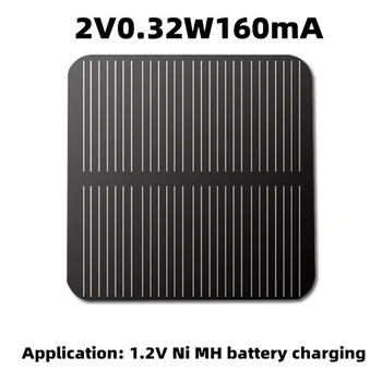 0.32 W 2V 160mA Solárne DIY Solar Panel Modul Nabíjačka pre 1.2 Batérie V Telefóne
