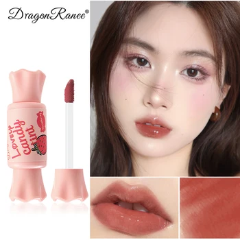 6 Farbách Krásne Candy Dizajn Lipglaze Lesk Na Pery Kvapaliny Hydratačné Zrkadlo Rúž, Aby Pery Vyzerajú Plnšie Odtieň Dlhotrvajúci Make-Up