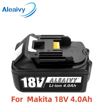Aleaivy 18V 4.0 Ah Nabíjateľná Batéria Li-Ion Batéria, Výmena napájacích Nástroj Batéria Pre MAKITA BL1880 BL1860 BL1830 +Nabíjačka